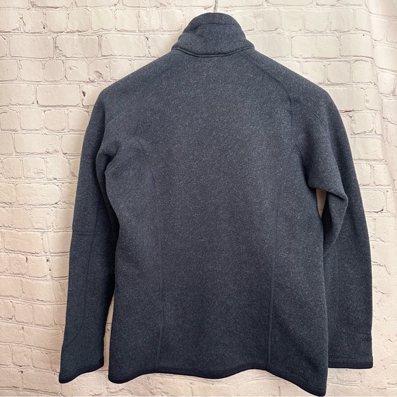 Patagonia Better Sweater 1/4 Zip Women Size XS Navy Blue Fleece Pullover Jacket - Picture 2 of 8